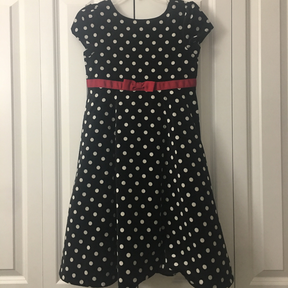 Girls Velvety Party Dress